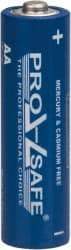 PRO-SAFE - Size AA, Alkaline, Standard Battery - 1.5 Volts, Flat Terminal, LR6 - All Tool & Supply