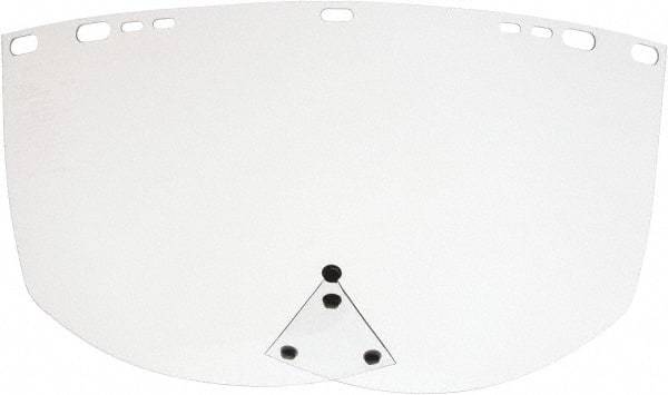 Jackson Safety - Clear Acetate Face Shield - 9" High x 19" Wide x 1.01mm Thick, Compatible with Jackson 170-B Headgear - All Tool & Supply