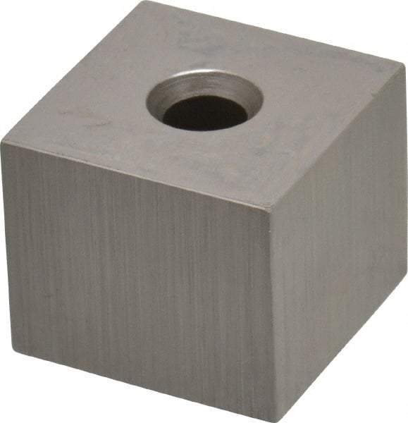 Mitutoyo - 0.8" Square Steel Gage Block - Accuracy Grade 0, Includes Certificate of Inspection - All Tool & Supply