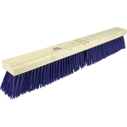 24″ Contractor Garage Broom, Stiff Blue Polypropylene Fill, Includes Brace - All Tool & Supply