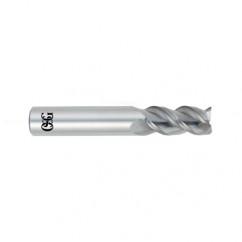 5/8 Dia. x 3-1/2 Overall Length 3-Flute Square End Solid Carbide SE End Mill-Round Shank-Center Cutting-Uncoated - All Tool & Supply