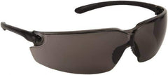 MCR Safety - Gray Lenses, Frameless Safety Glasses - Scratch Resistant, Polycarbonate Frame, Size Universal, Wrap Around - All Tool & Supply