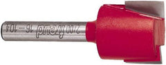 Freud - 3/4" Cut Diam, 1/2" Length of Cut, 0 Flute Mortising Edge Profile Router Bit - Carbide-Tipped, 1/4" Shank Diam, 2" OAL, Proprietary Coating - All Tool & Supply