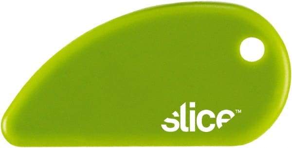 Slice - Fixed Safety Cutter - 62mm Blade, Green Non-Slip Comfort Handle, 1 Blade Included - All Tool & Supply