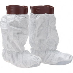 Dupont - Size XL, Tyvek IsoClean, PVC Boot Cover - White, Non-Chemical Resistant - All Tool & Supply