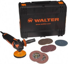 WALTER Surface Technologies - 4-1/2" Pad Diam, 2,000 to 7,000 RPM, 13.5 Amp, Handheld Electric Polisher - 120 Volt - All Tool & Supply