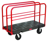 Sheet & Panel Truck 24 x 48 - Removable 27" high vertical frames - Duramold™ -- 2 fixed, 2 swivel casters - All Tool & Supply