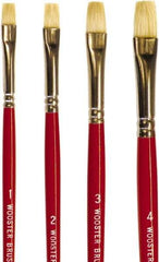 Wooster Brush - #3 Bristle Artist's Paint Brush - 1/4" Wide, 31/64" Bristle Length, 5-19/32" Plastic Handle - All Tool & Supply