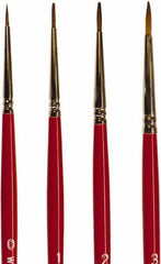 Wooster Brush - #0 Sable Artist's Paint Brush - 1/8" Wide, 1/4" Bristle Length, 5-3/4" Plastic Handle - All Tool & Supply