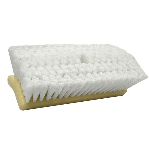 10″ Bi-Level Scrub Brush, Flagged White Polystyrene Fill - All Tool & Supply