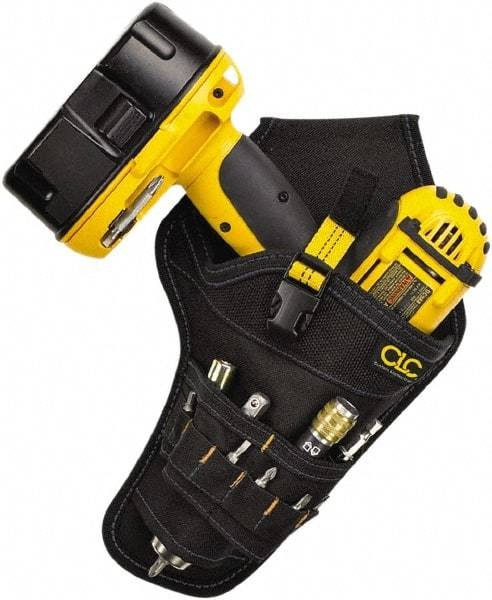 CLC - Drill/Impact Driver Holster with 8 Pockets - Ballistic Polyester, Black - All Tool & Supply