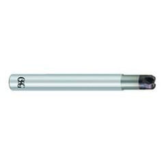 1/4" Dia. - .100"" LOC x 3 OAL 1/16 Radius 4 FL Carbide S/E HP End Mill-WXS - All Tool & Supply