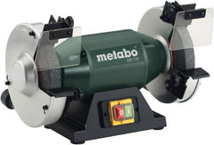 Metabo - 7" Wheel Diam x 1" Wheel Width, 1 hp Bench Grinder - 1" Arbor Hole Diam, 1 Phase, 3,570 Max RPM, 120 Volts - All Tool & Supply