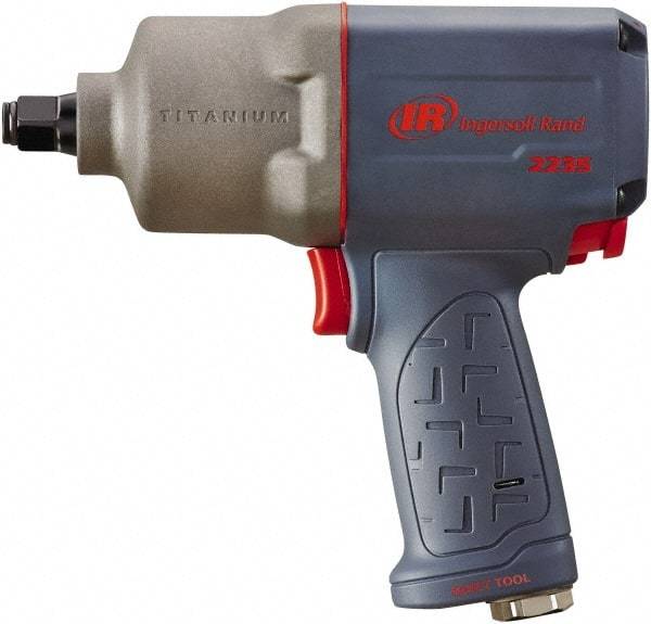 Ingersoll-Rand - 1/2" Drive, 8,500 RPM, 900 Ft/Lb Torque Impact Wrench - Pistol Grip Handle, 1,220 IPM, 24 CFM, 90 psi, 1/4" NPT Inlet - All Tool & Supply