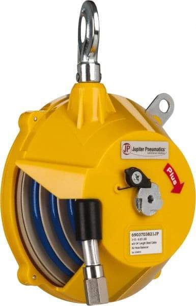 PRO-SOURCE - 6.67 Lb Load Capacity, 4.59' Travel Distance, Tool Balancer - Polyurethane Cable, Plastic Housing - All Tool & Supply