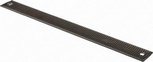 PFERD - 14" Long, Bastard Cut, Flat American-Pattern File - Curved Cut, 1/4" Overall Thickness, Flexible - All Tool & Supply