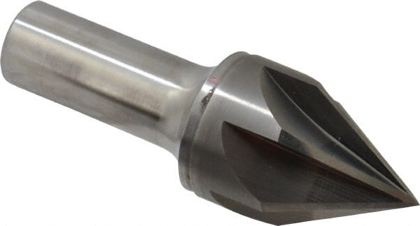 Keo - 1-1/4" Head Diam, 3/4" Shank Diam, 6 Flute 60° Solid Carbide Countersink - All Tool & Supply