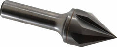 Keo - 1" Head Diam, 1/2" Shank Diam, 6 Flute 60° Solid Carbide Countersink - All Tool & Supply