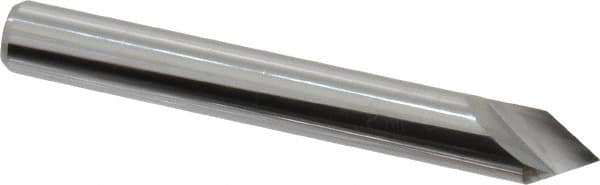 Keo - 1/4" Head Diam, 1/4" Shank Diam, 1 Flute 60° Solid Carbide Countersink - All Tool & Supply