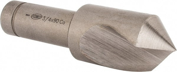 Keo - 3/4" Head Diam, 1/2" Shank Diam, 1 Flute 90° Cobalt Countersink - All Tool & Supply