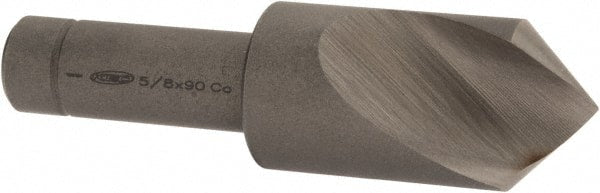 Keo - 5/8" Head Diam, 3/8" Shank Diam, 1 Flute 90° Cobalt Countersink - All Tool & Supply