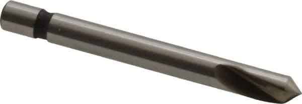 Keo - 1/8" Head Diam, 1/8" Shank Diam, 1 Flute 82° Cobalt Countersink - Bright Finish, 1-1/4" OAL, Single End - All Tool & Supply