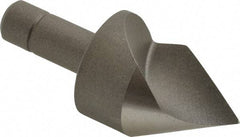 Keo - 1-1/4" Head Diam, 1/2" Shank Diam, 1 Flute 60° Cobalt Countersink - Bright Finish, 3" OAL, Single End - All Tool & Supply