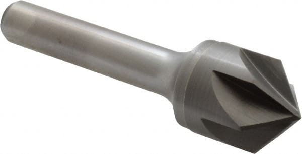 Keo - 3/4" Head Diam, 3/8" Shank Diam, 6 Flute 100° Solid Carbide Countersink - All Tool & Supply