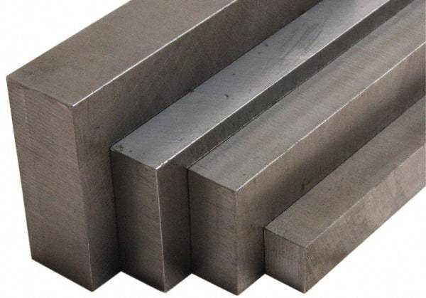 Value Collection - 1/2 Inch Thick x 3 Inch Wide x 36 Inch Long, 420 ESR Stainless Steel Rectangular Rod - Tolerance:  +0.015/+0.055 Inch Thickness, +0.060/+0.187 Inch Wide, +0.125/+0.375 Inch Length - All Tool & Supply