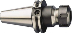 HAIMER - 2.5mm to 26mm Capacity, 3.94" Projection, CAT50 Taper Shank, ER40 Collet Chuck - 0.0001" TIR, Through-Spindle - Exact Industrial Supply