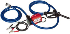 Tuthill - 10 GPM, 3/4" Hose Diam, Pump - 3/4" Inlet, 3/4" Outlet, 12 Volts, 8' Hose Length, 1/5 hp - All Tool & Supply