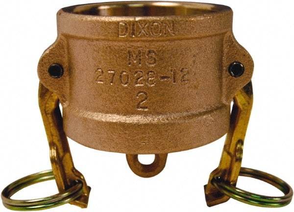 Dixon Valve & Coupling - 4" Brass Cam & Groove Suction & Discharge Hose Dust Cap For Use with Adapters - Part DC, 100 Max psi - All Tool & Supply