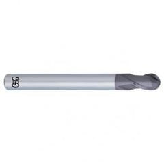 10mm Dia. - 100mm OAL - Solid Carbide - Ball Nose HP End Mill-2 FL - All Tool & Supply