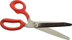 Wiss - 5" LOC, 10-3/8" OAL High Leverage Industrial Shears - Offset Handle, For Carpet, Composite Materials, Synthetic Fibers - All Tool & Supply