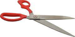 Wiss - 6" LOC, 12-1/2" OAL Inlaid Heavy Duty Shears - Left Hand, Offset Handle, For Composite Materials, Fabrics, Upholstery - All Tool & Supply