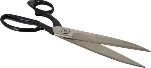 Wiss - 6" LOC, 12-1/2" OAL Bent Upholstery, Carpet, & Fabric Shears - Offset Handle, For Carpet, Composite Materials, Synthetic Fibers - All Tool & Supply