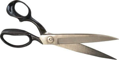 Wiss - 6" LOC, 12-1/2" OAL Inlaid Heavy Duty Shears - Offset Handle, For Composite Materials, Fabrics, Upholstery - All Tool & Supply