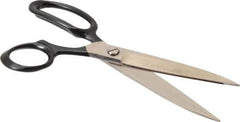 Wiss - 5" LOC, 10-3/8" OAL Inlaid Industrial Straight Shears - Straight Handle, For Carpet, Drapery, Upholstery - All Tool & Supply