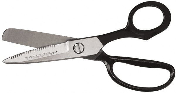 Wiss - 4-3/4" LOC, 8-1/2" OAL Nickel Plated Leather and Belt Shears - All Tool & Supply