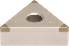 Sumitomo - 3NU-TNGA331 Grade BNX20 PCBN Turning Insert - Uncoated, 60° Triangle, 3/8" Inscr Circle, 3/16" Thick, 1/64" Corner Radius - All Tool & Supply