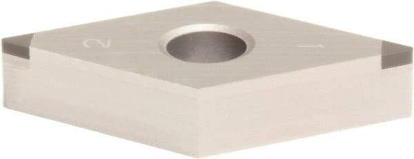 Sumitomo - 2NU-DNGA431 Grade BN2000 PCBN Turning Insert - Uncoated, 55° Diamond, 1/2" Inscr Circle, 3/16" Thick, 1/64" Corner Radius - All Tool & Supply