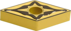 Sumitomo - DNMG431 EUX Grade AC410K Carbide Turning Insert - Proprietary Finish, 55° Diamond, 1/2" Inscr Circle, 3/16" Thick, 1/64" Corner Radius - All Tool & Supply