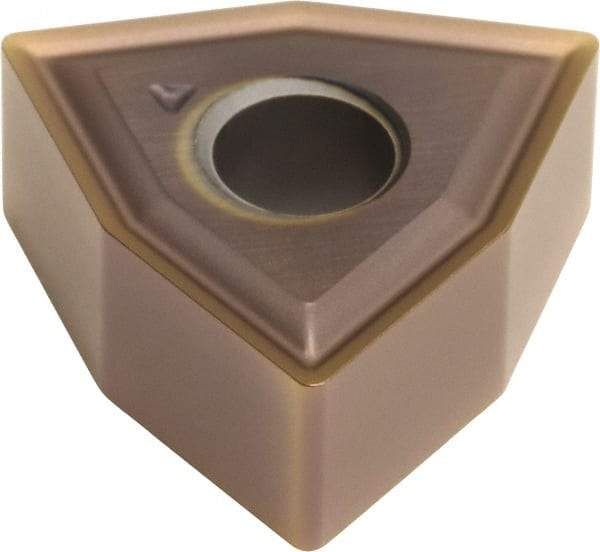 Sumitomo - WNMG432 EEX Grade AC530U Carbide Turning Insert - TiAlN/AlCrN Finish, 80° Trigon, 1/2" Inscr Circle, 3/16" Thick, 1/32" Corner Radius - All Tool & Supply