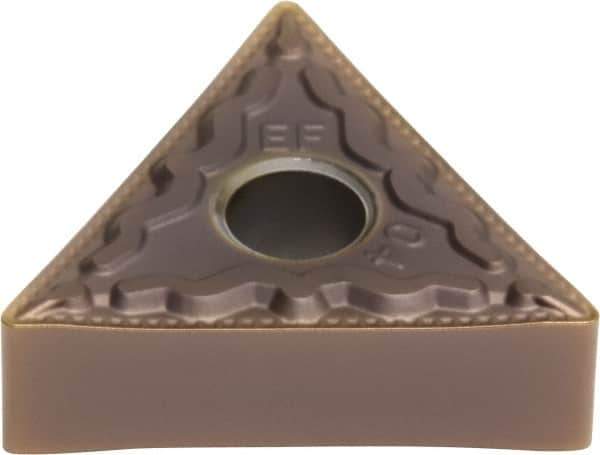 Sumitomo - TNMG332 EEF Grade AC520U Carbide Turning Insert - TiAlN/AlCrN Finish, 60° Triangle, 1/2" Inscr Circle, 3/16" Thick, 1/32" Corner Radius - All Tool & Supply