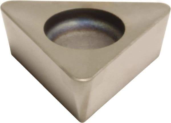 Sumitomo - 3NC-TPGA222 Grade BNC200 PCBN Turning Insert - TiN Finish, 60° Triangle, 1/4" Inscr Circle, 1/8" Thick, 1/32" Corner Radius - All Tool & Supply