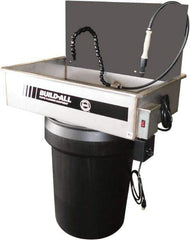 Build-All - Drum Mount Water-Based Parts Washer - 25 Gal Max Operating Capacity, 304 Stainless Steel Tank, 115 Input Volts - All Tool & Supply