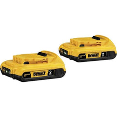 DeWALT - 20 Volt Lithium-Ion Power Tool Battery - 2 Ahr Capacity, 1/2 hr Charge Time, Series XR - All Tool & Supply