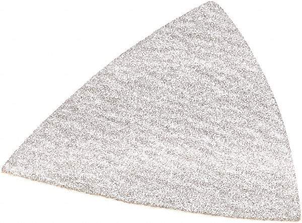 DeWALT - 80 Grit, Aluminum Oxide TriangleSanding Sheet - 3-1/2" Long x 3-3/4" Wide, Medium Grade, Weighted Cloth Backing - All Tool & Supply