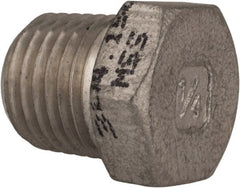 Value Collection - 1/4" 304 Stainless Steel Pipe Hex Head Plug - All Tool & Supply