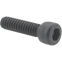 Value Collection - #10-24 UNC Hex Socket Drive, Socket Cap Screw - Alloy Steel, Black Oxide Finish, Fully Threaded, 3/4" Length Under Head - All Tool & Supply